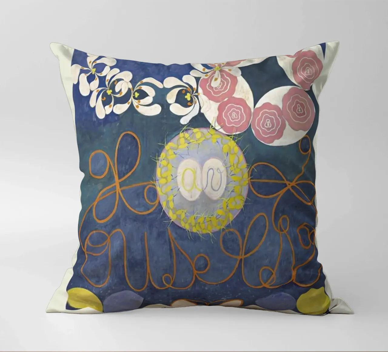 Hilma af Klint - The Ten Largest, No.1 cuscino da Vintage by JUNIQE