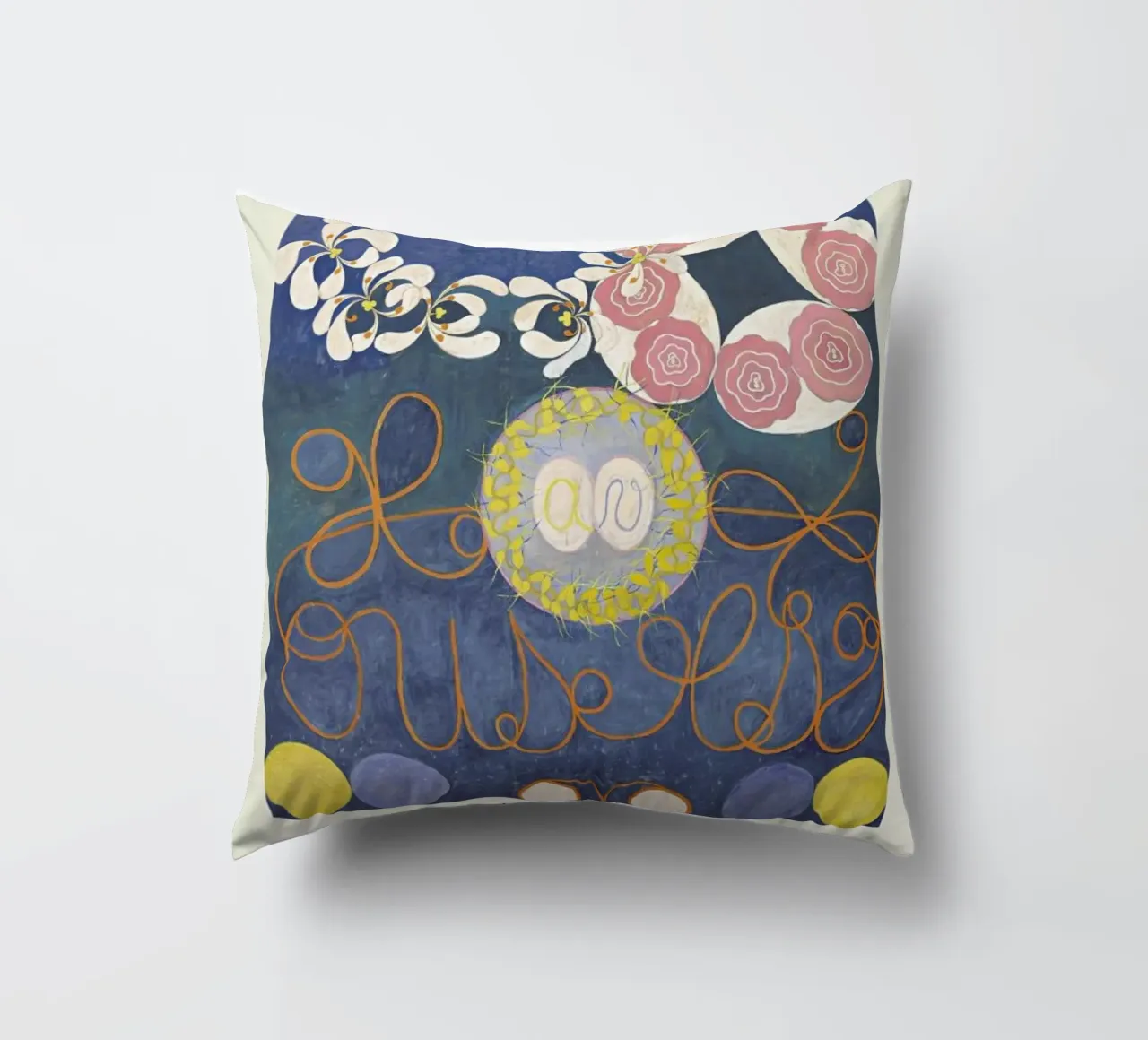 Hilma af Klint - The Ten Largest, No.1 cuscino da Vintage by JUNIQE