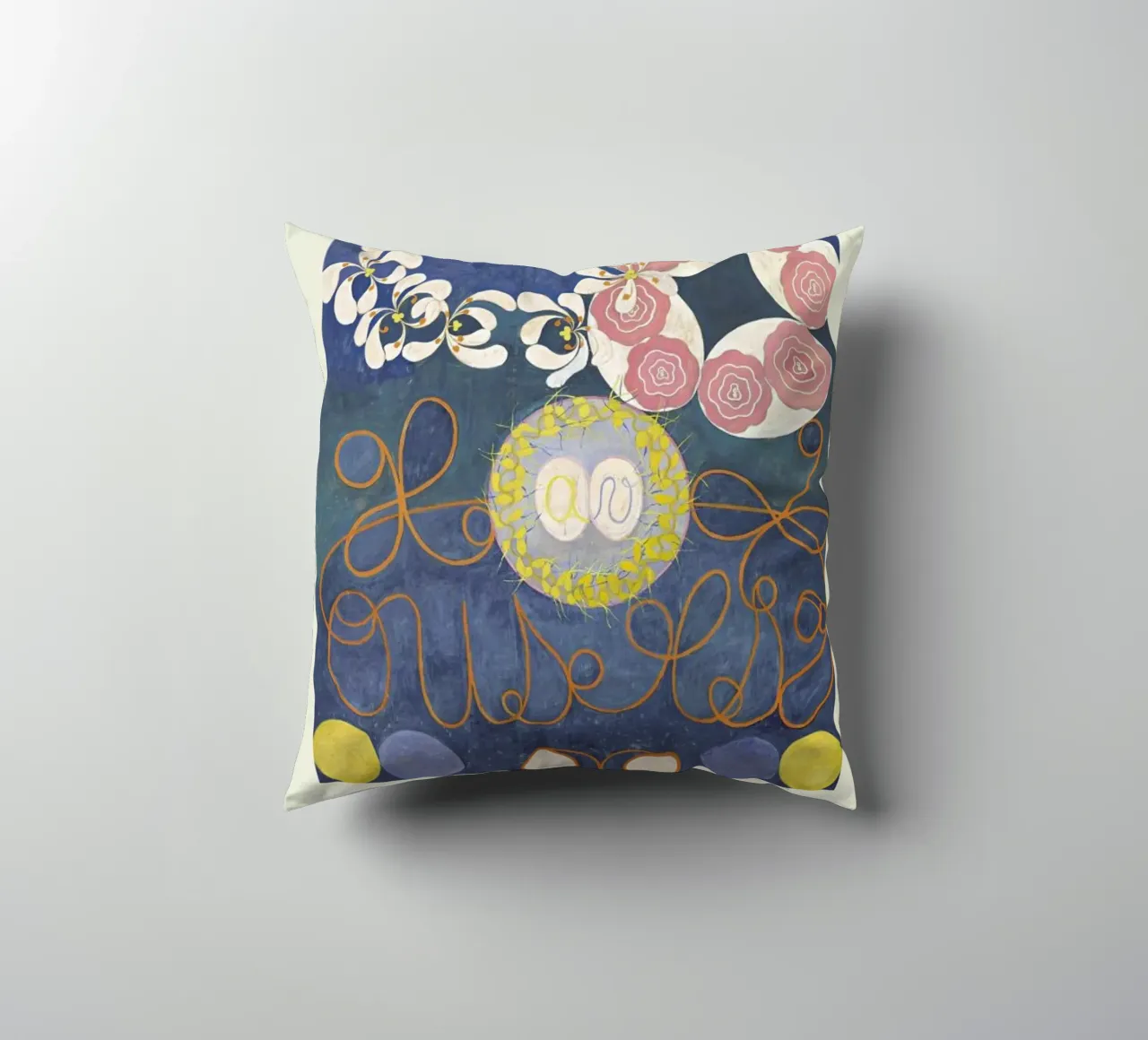 Hilma af Klint - The Ten Largest, No.1 cuscino da Vintage by JUNIQE