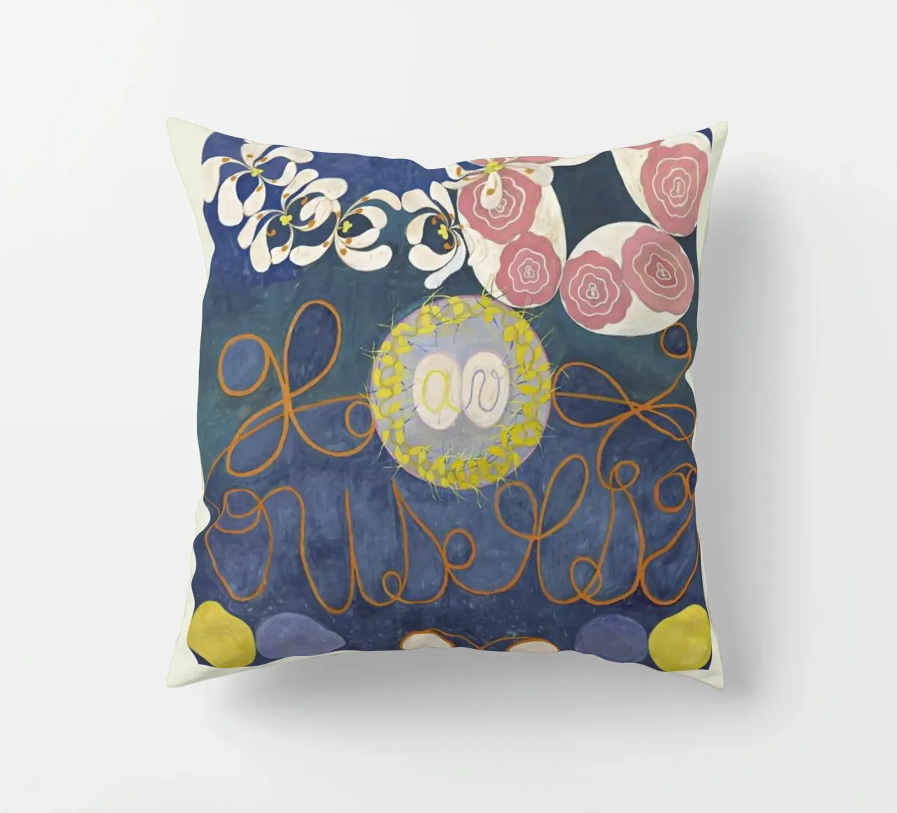 Hilma af Klint - The Ten Largest, No.1 cuscino da Vintage by JUNIQE
