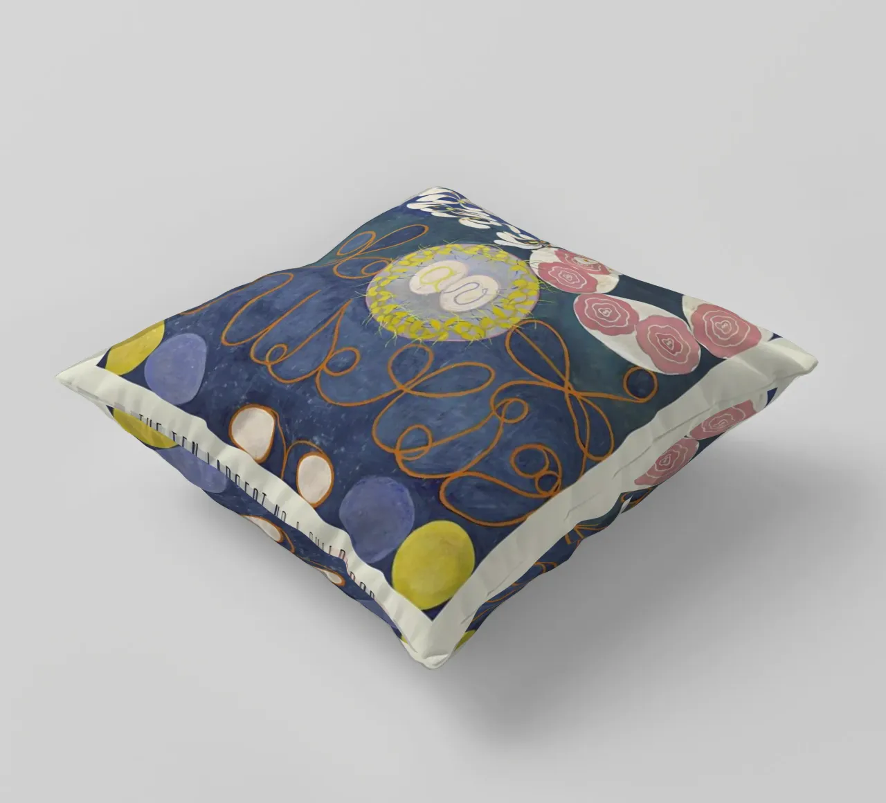 Hilma af Klint - The Ten Largest, No.1 cuscino da Vintage by JUNIQE