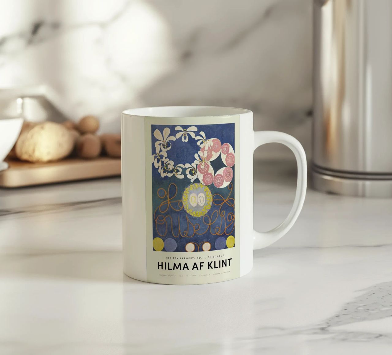 Hilma af Klint - The Ten Largest, No.1 tazza in ceramica da Vintage by JUNIQE