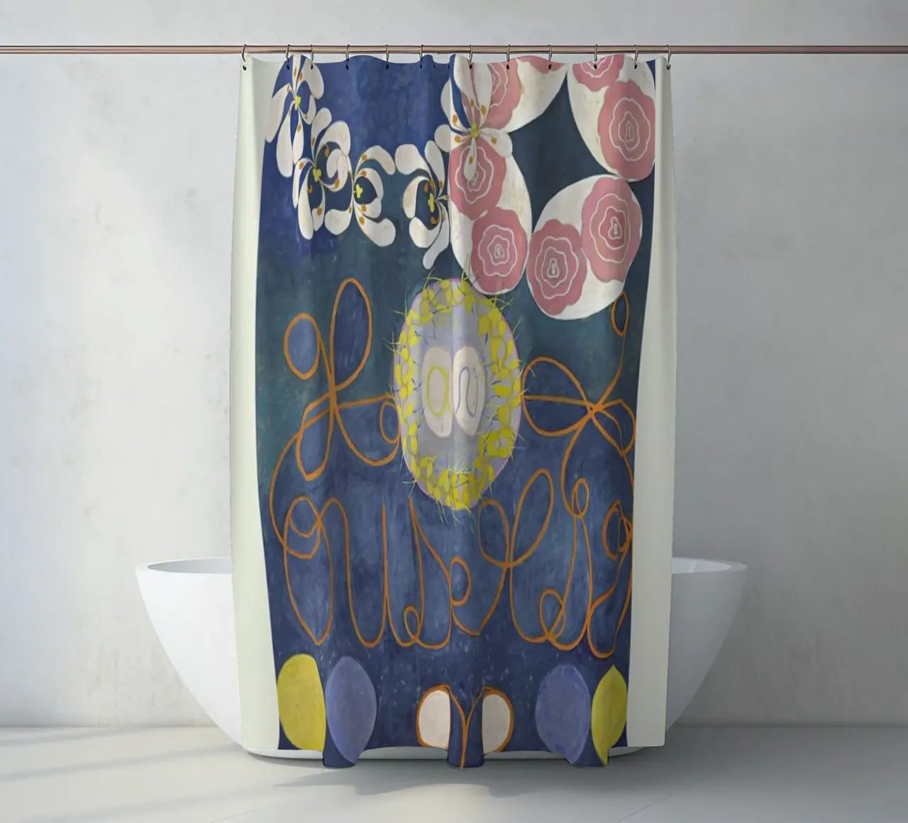 Hilma af Klint - The Ten Largest, No.1 tenda da doccia da Vintage by JUNIQE