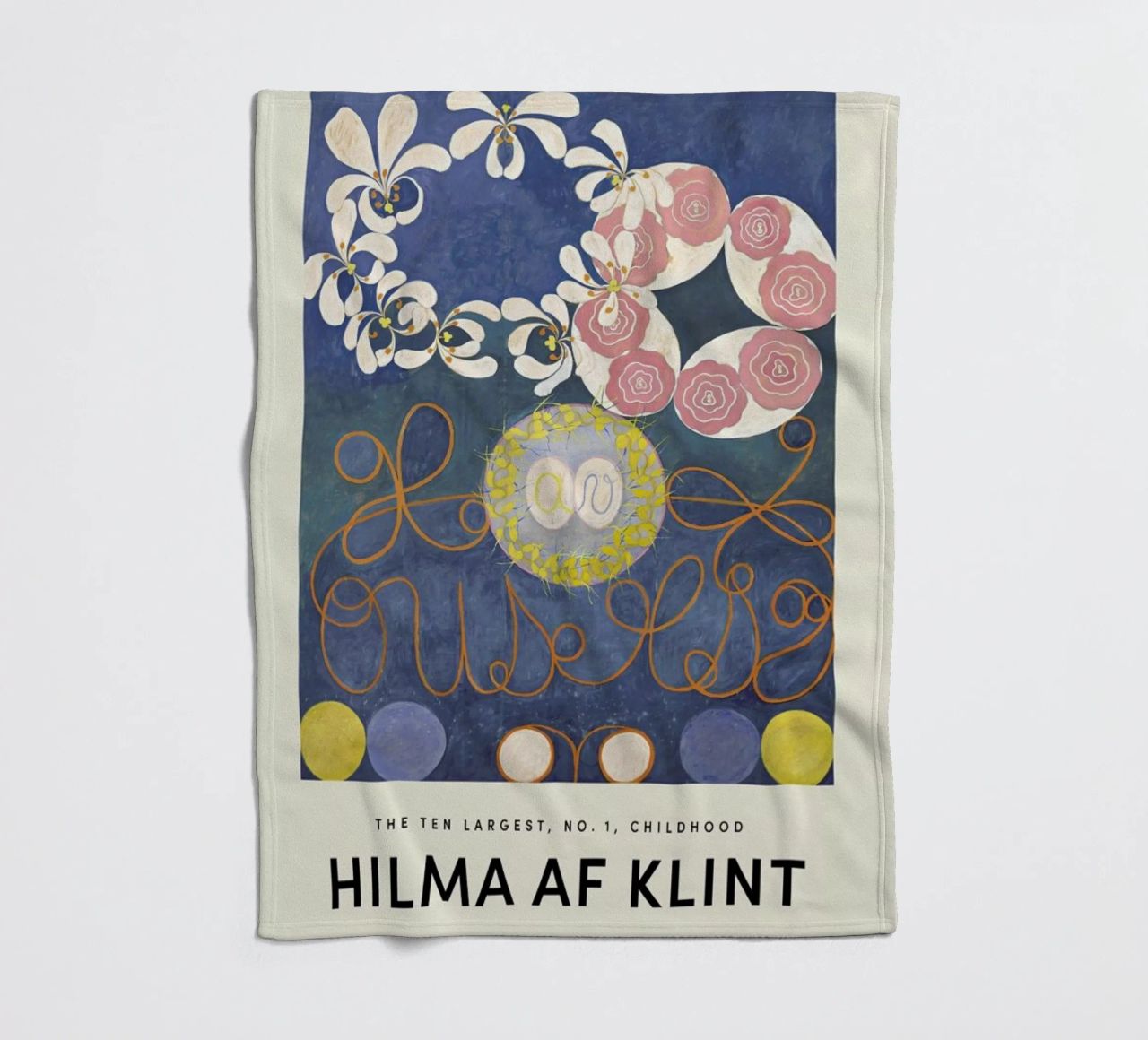 Hilma af Klint - The Ten Largest, No.1 coperta in pile da Vintage by JUNIQE