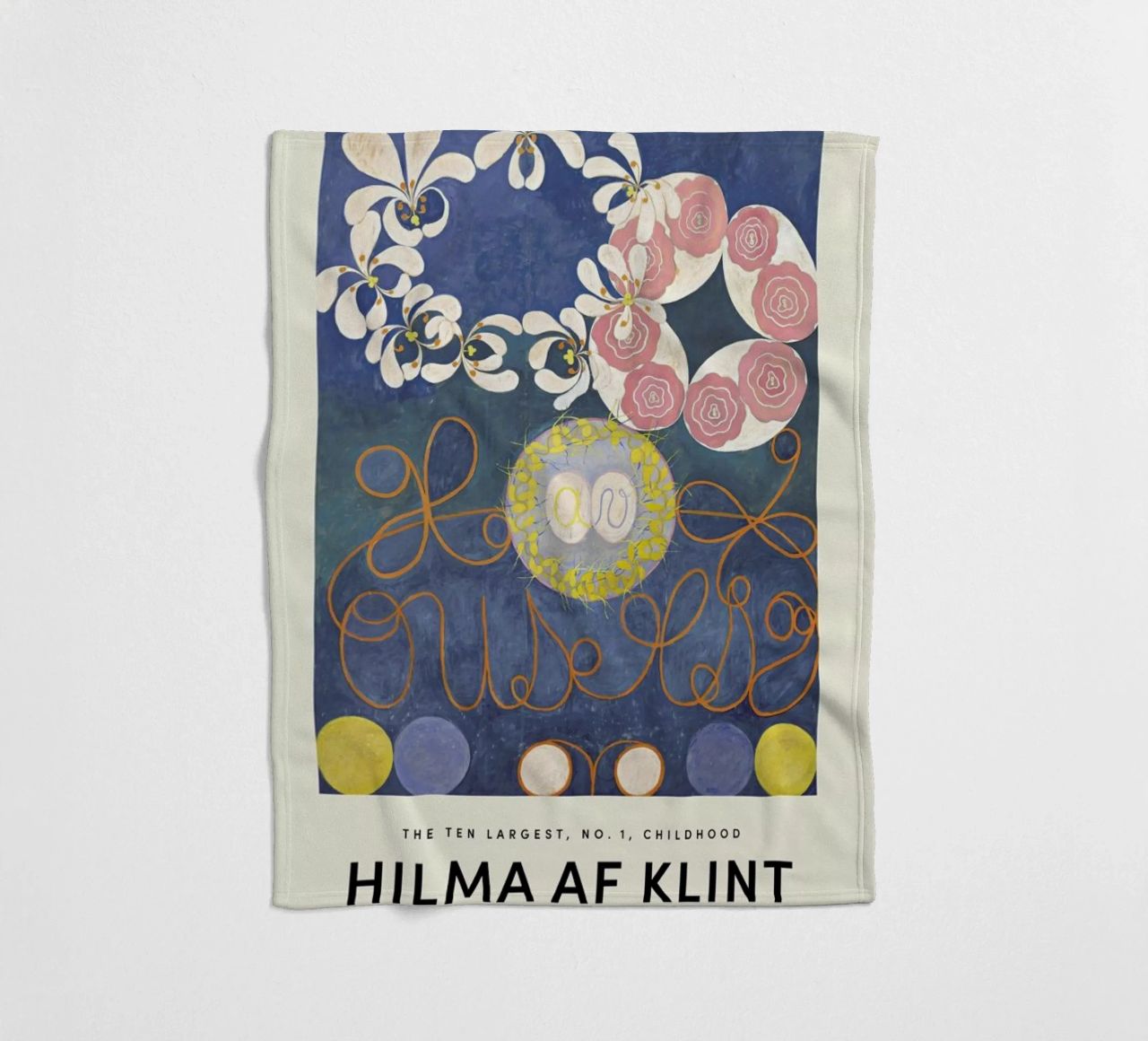 Hilma af Klint - The Ten Largest, No.1 coperta in pile da Vintage by JUNIQE