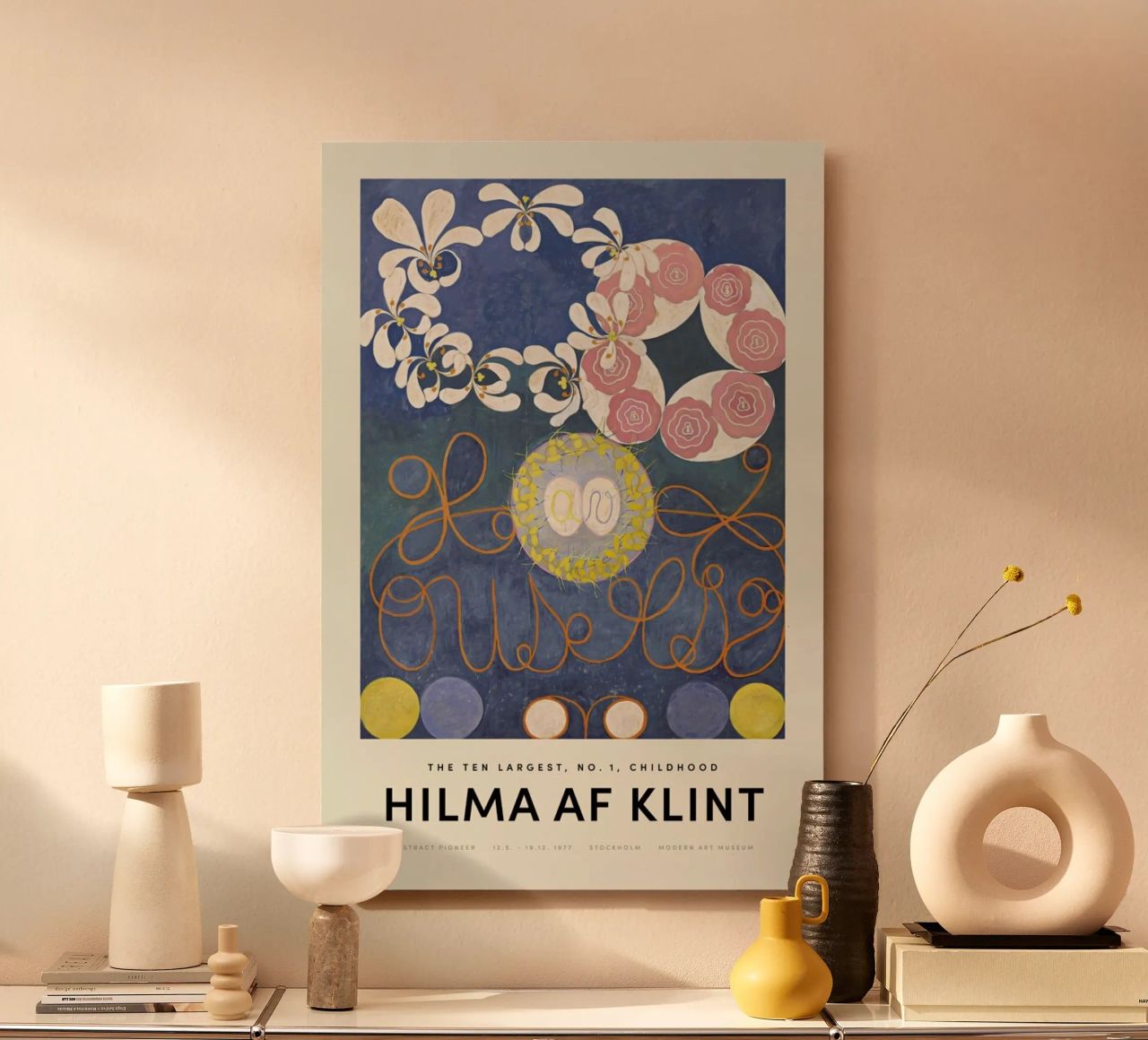 Hilma af Klint - The Ten Largest, No.1 alluminio dibond da Vintage by JUNIQE