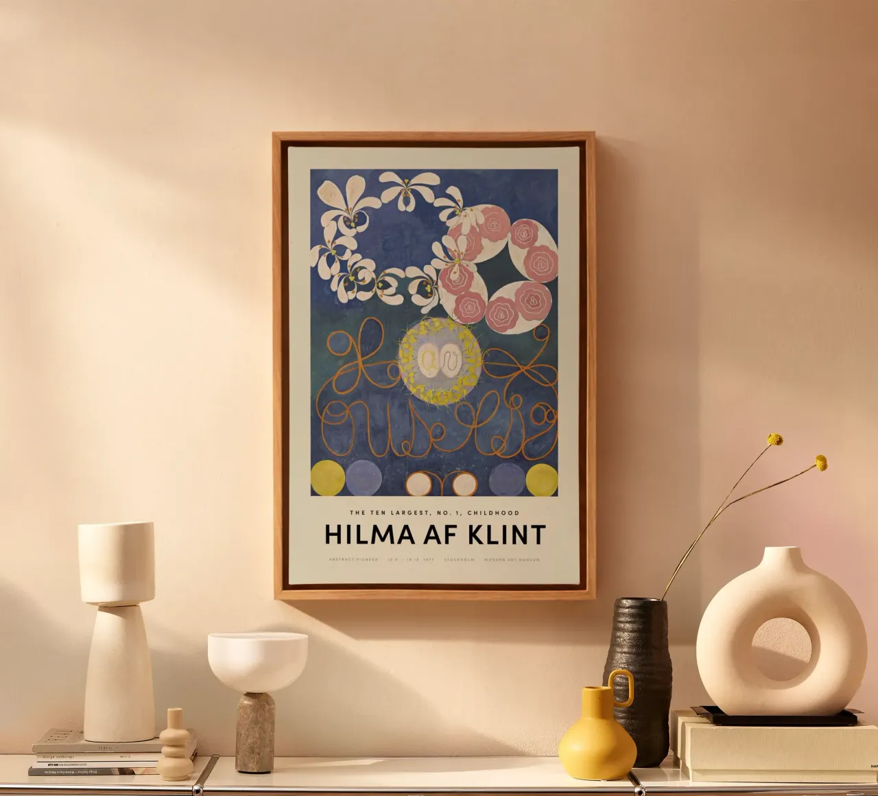 Hilma af Klint - The Ten Largest, No.1 tela da Vintage by JUNIQE