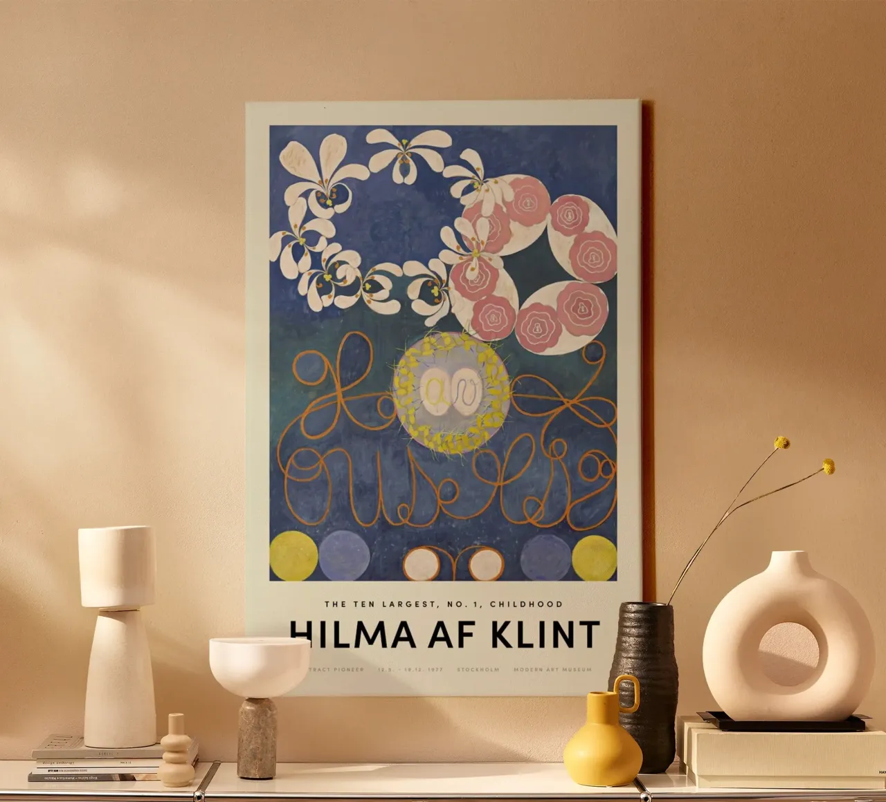 Hilma af Klint - The Ten Largest, No.1 tela da Vintage by JUNIQE
