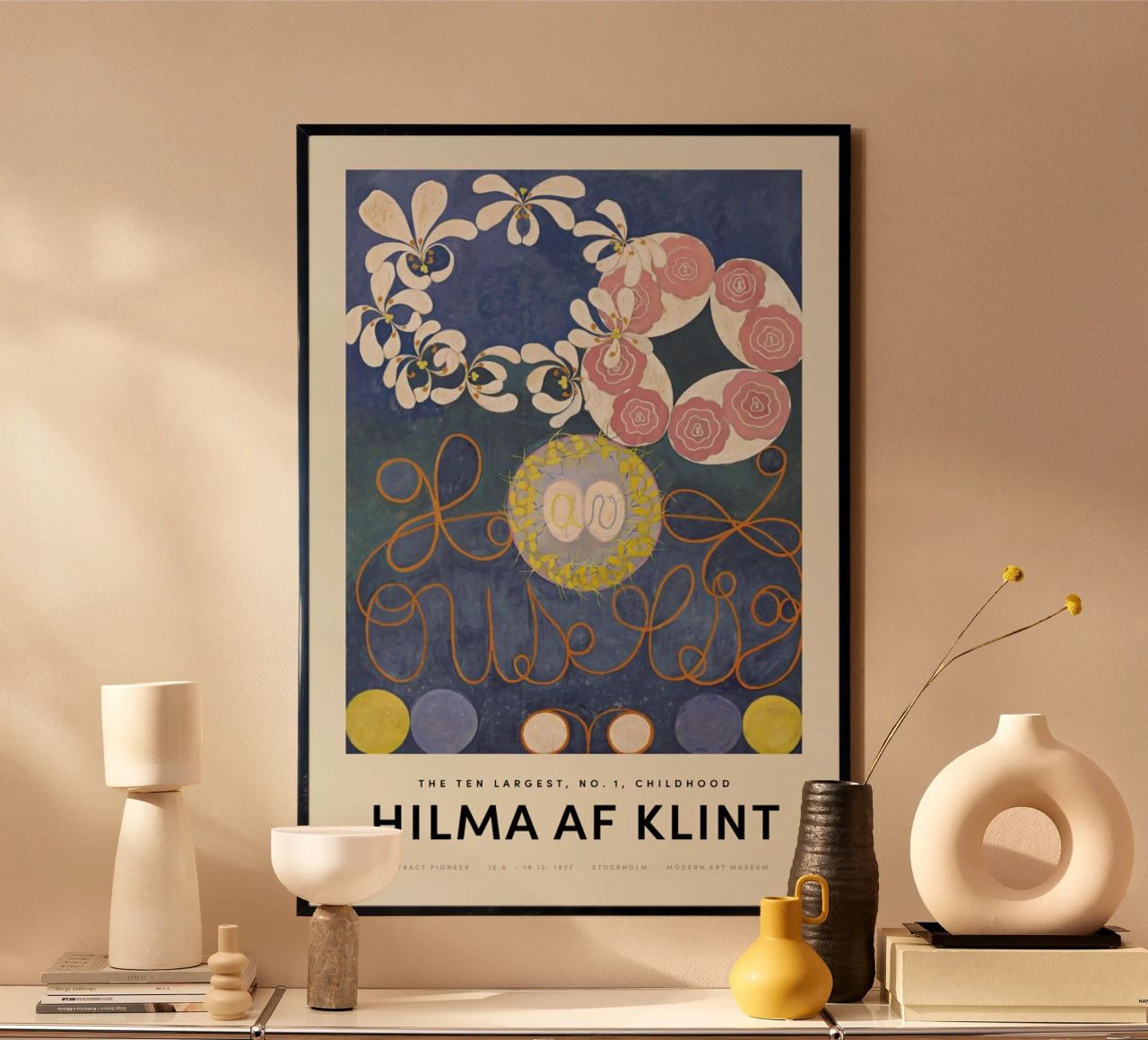 Hilma af Klint - The Ten Largest, No.1 carta hahnemühle da Vintage by JUNIQE