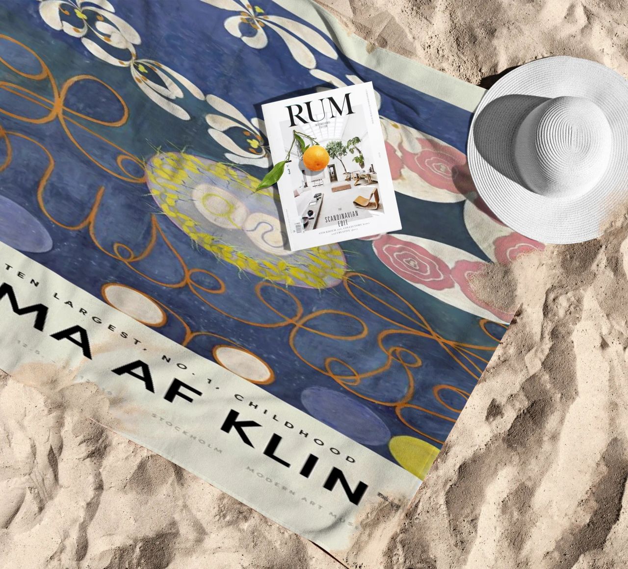 Hilma af Klint - The Ten Largest, No.1 telo mare da Vintage by JUNIQE