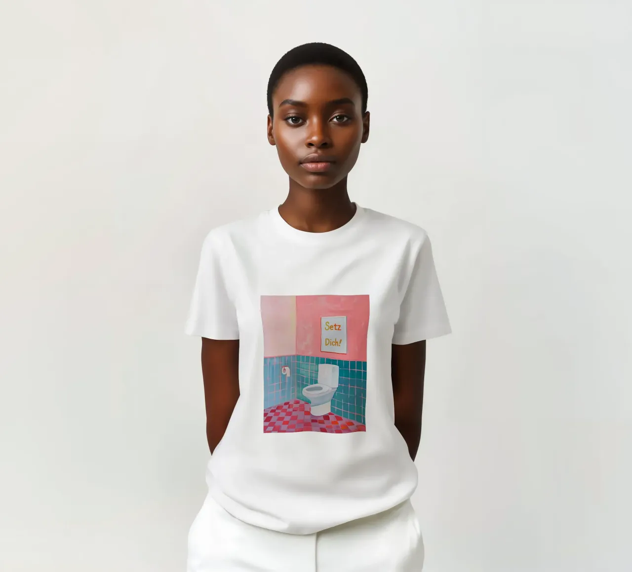 WC Bagno, Sedersi t-shirt da Carinaprint