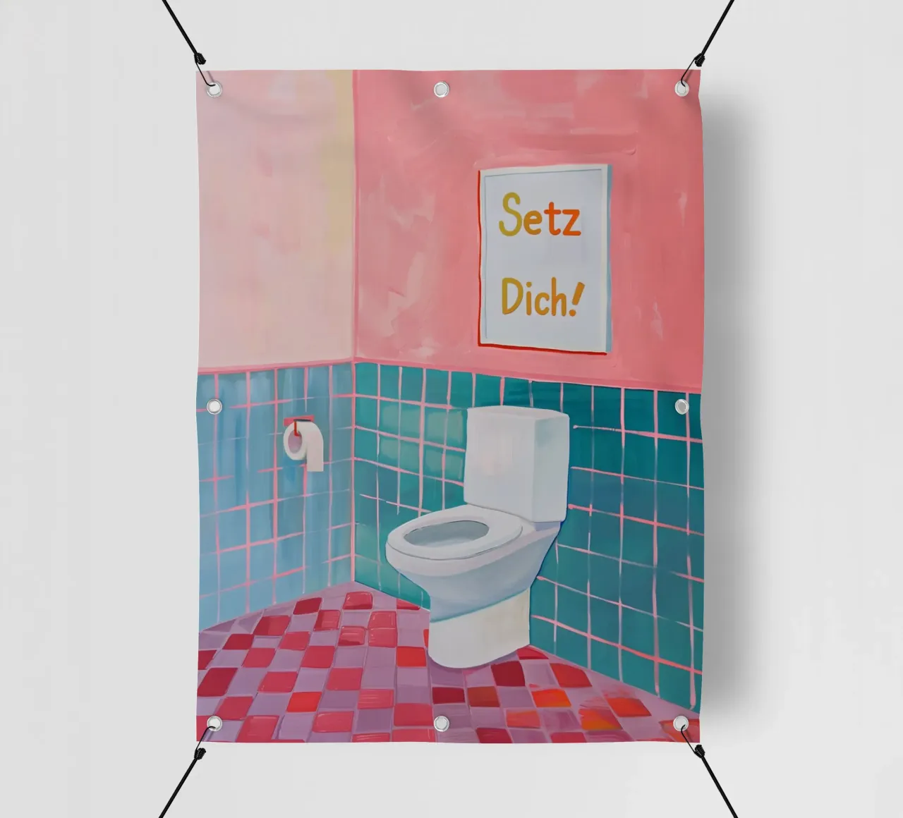 WC Bagno, Sedersi telo in pvc da Carinaprint