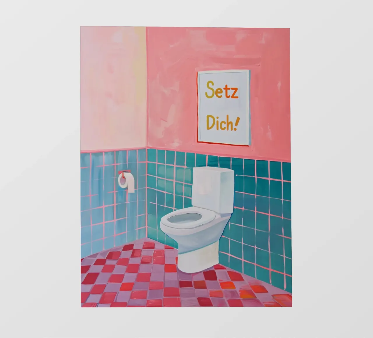 WC Bagno, Sedersi telo in pvc da Carinaprint