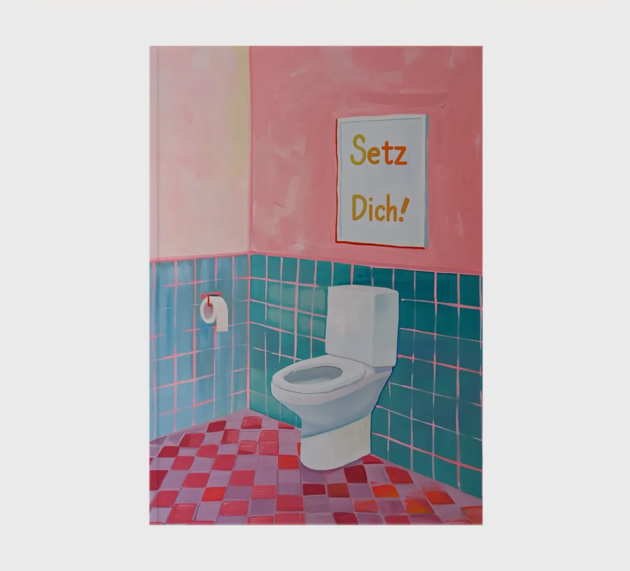 WC Baño, Siéntate cuaderno de Carinaprint