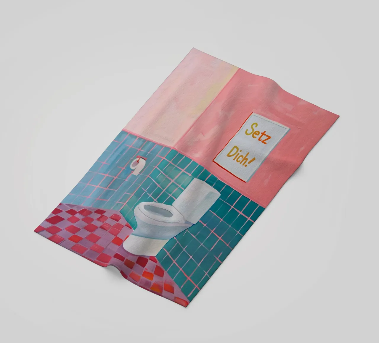 WC Bagno, Sedersi telo mare da Carinaprint