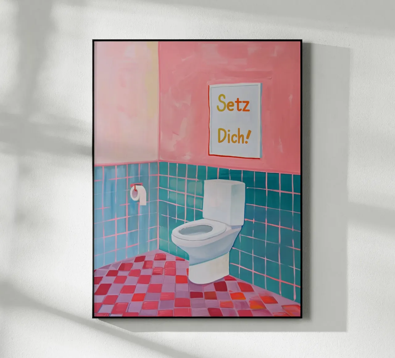 WC Baño, Siéntate metacrilato de Carinaprint