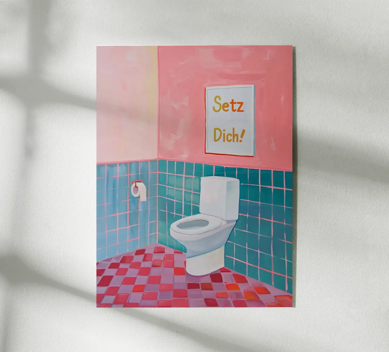 WC Baño, Siéntate metacrilato de Carinaprint