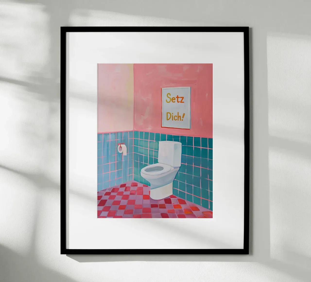 WC Bagno, Sedersi carta hahnemühle da Carinaprint