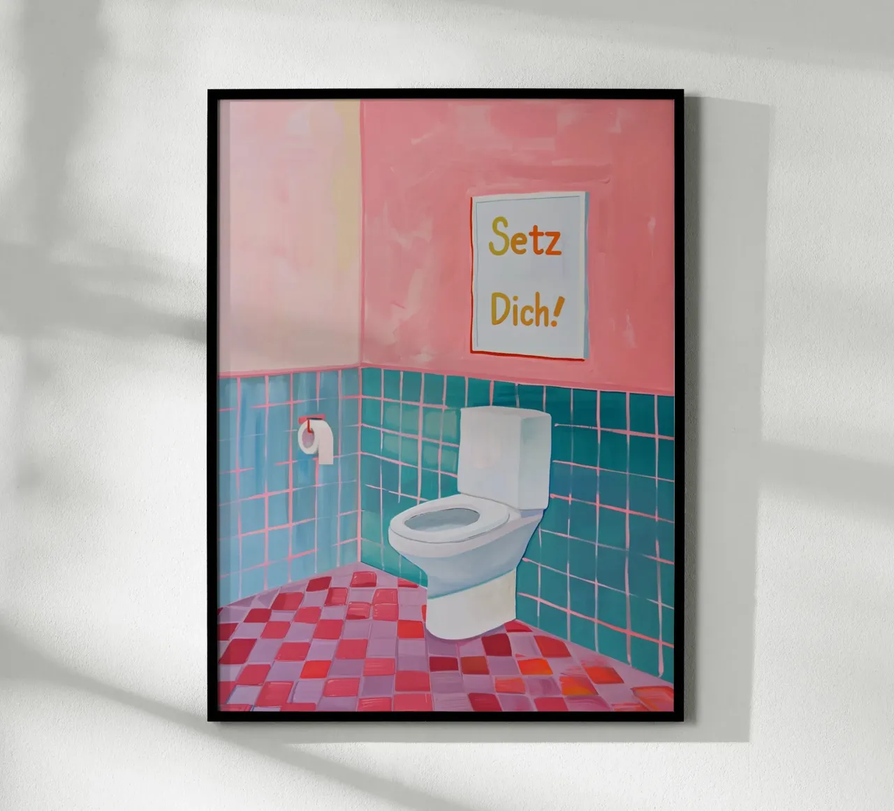 WC Bagno, Sedersi carta hahnemühle da Carinaprint