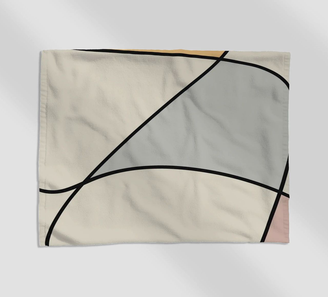 Minimal graceful line art abstract 11 telo mare da Little Dean