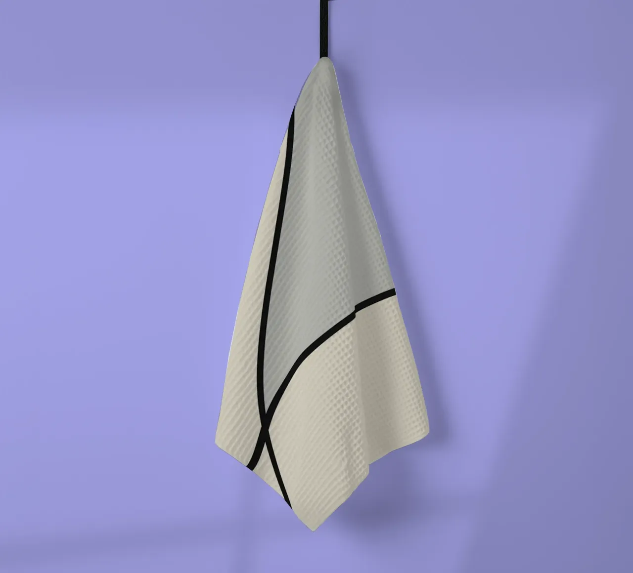 Minimal graceful line art abstract 11 canovaccio da cucina da Little Dean