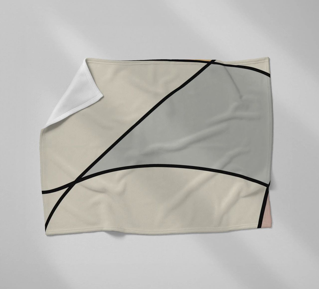 Minimal graceful line art abstract 11 coperta in pile da Little Dean