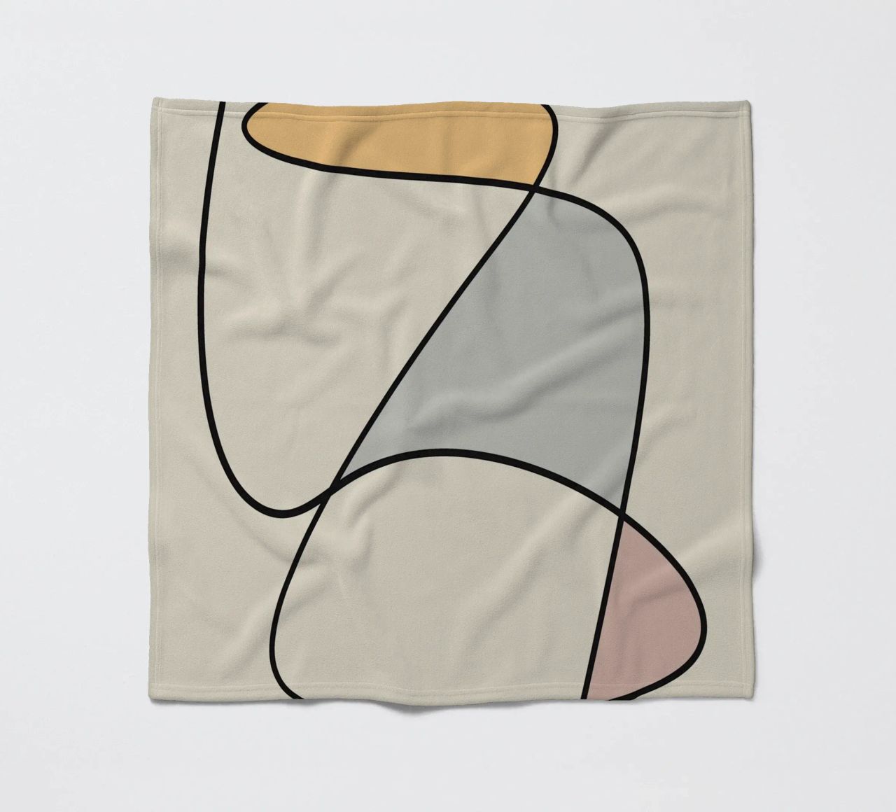 Minimal graceful line art abstract 11 coperta in pile da Little Dean