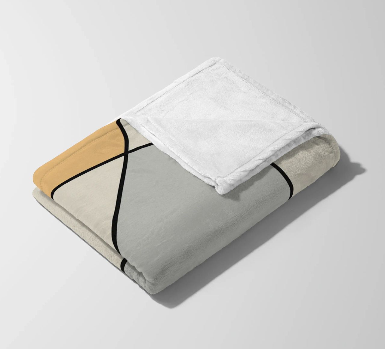 Minimal graceful line art abstract 11 coperta in pile da Little Dean