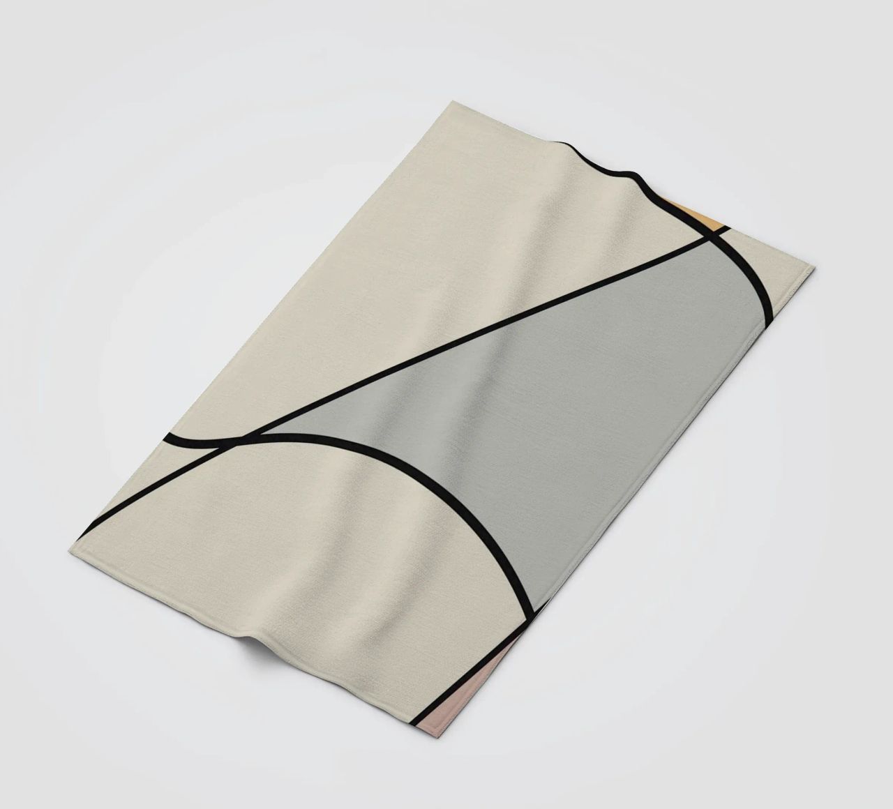 Minimal graceful line art abstract 11 coperta in pile da Little Dean