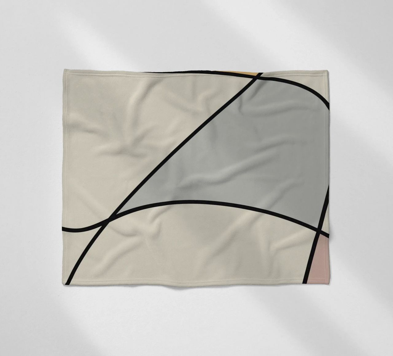 Minimal graceful line art abstract 11 coperta in pile da Little Dean