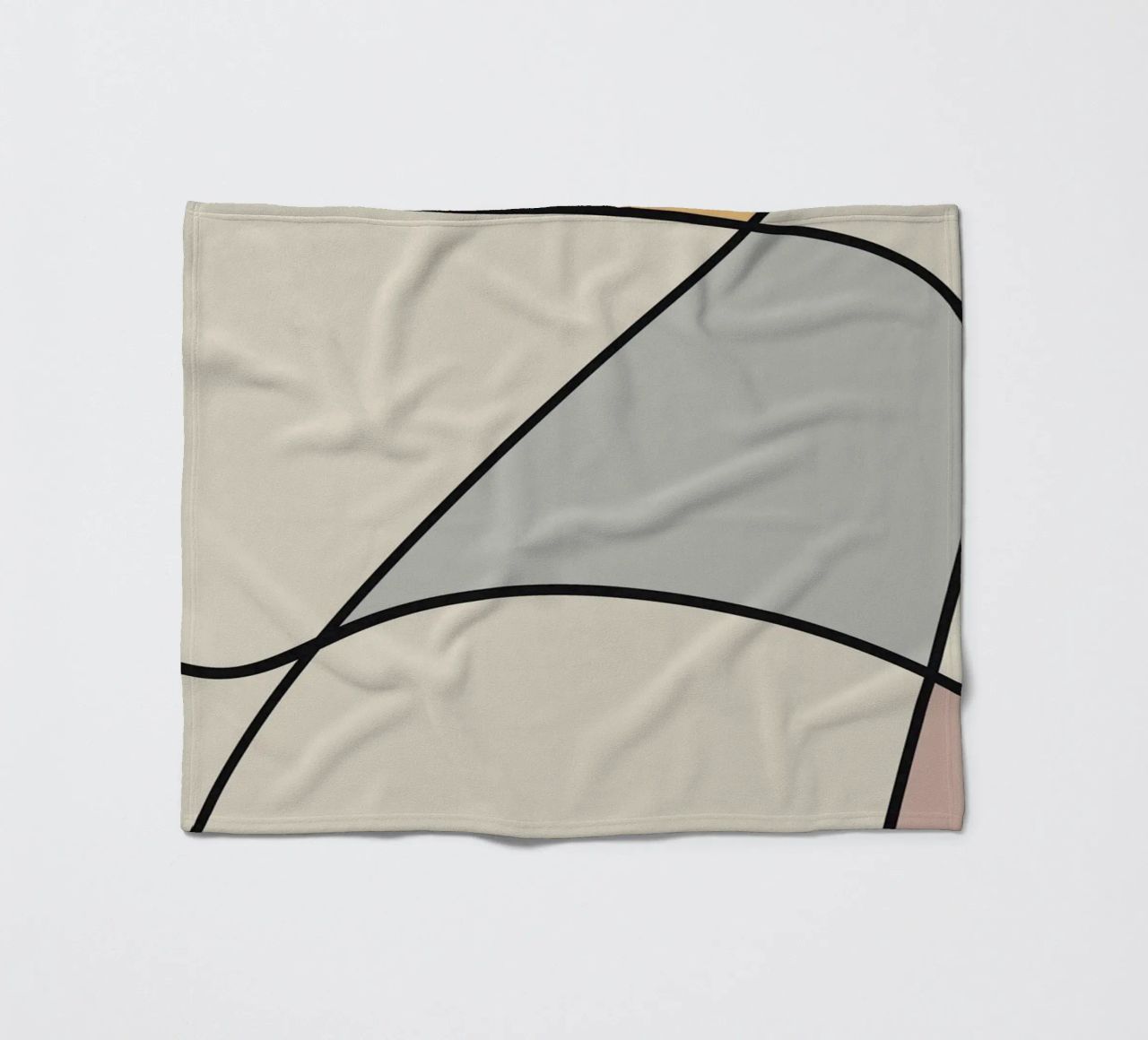 Minimal graceful line art abstract 11 coperta in pile da Little Dean