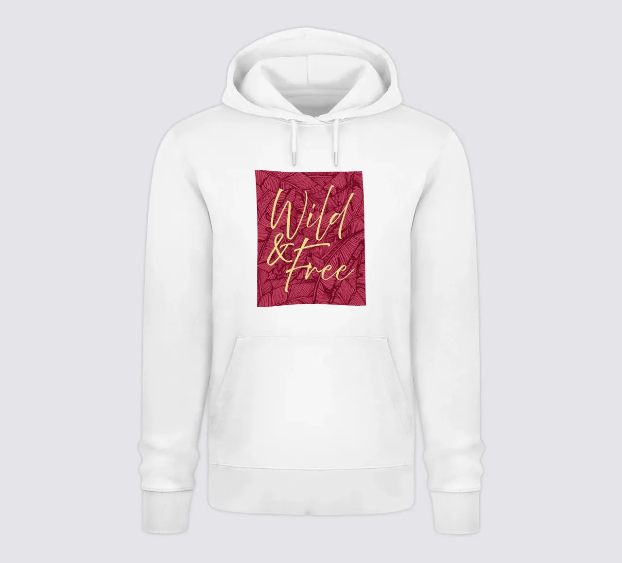 Wild & Free Bold Version felpa con cappuccio da DesigndN