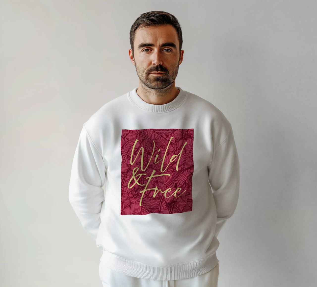 Wild & Free Bold Version felpa da designdn