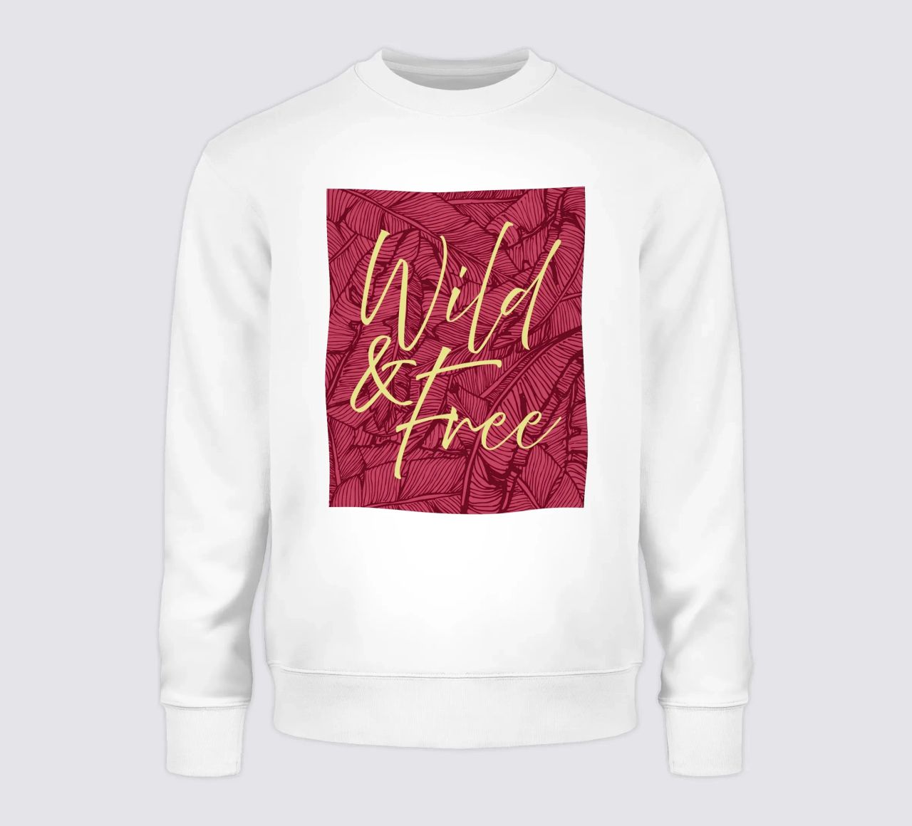 Wild & Free Bold Version felpa da designdn