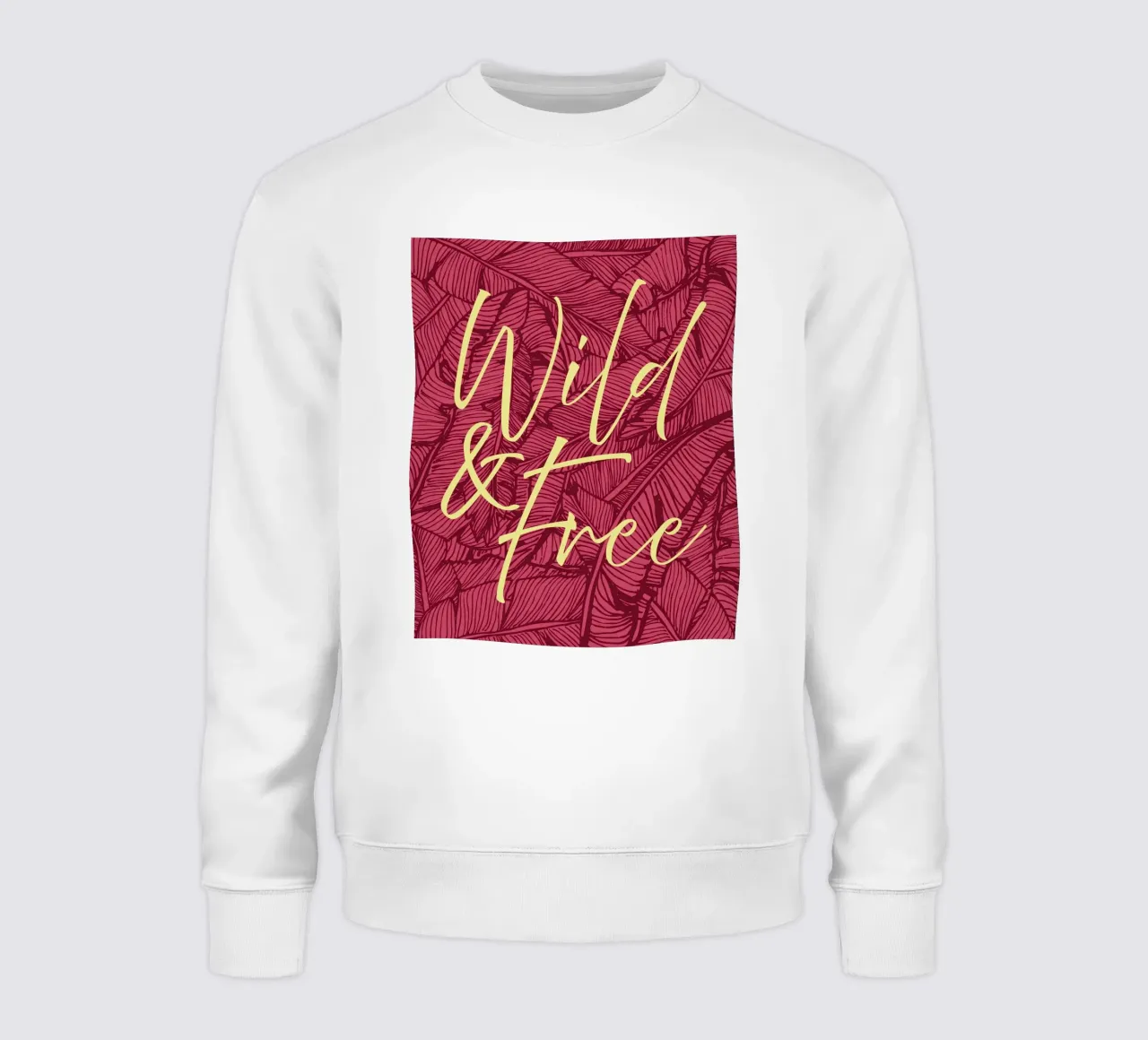 Wild & Free Bold Version felpa da designdn