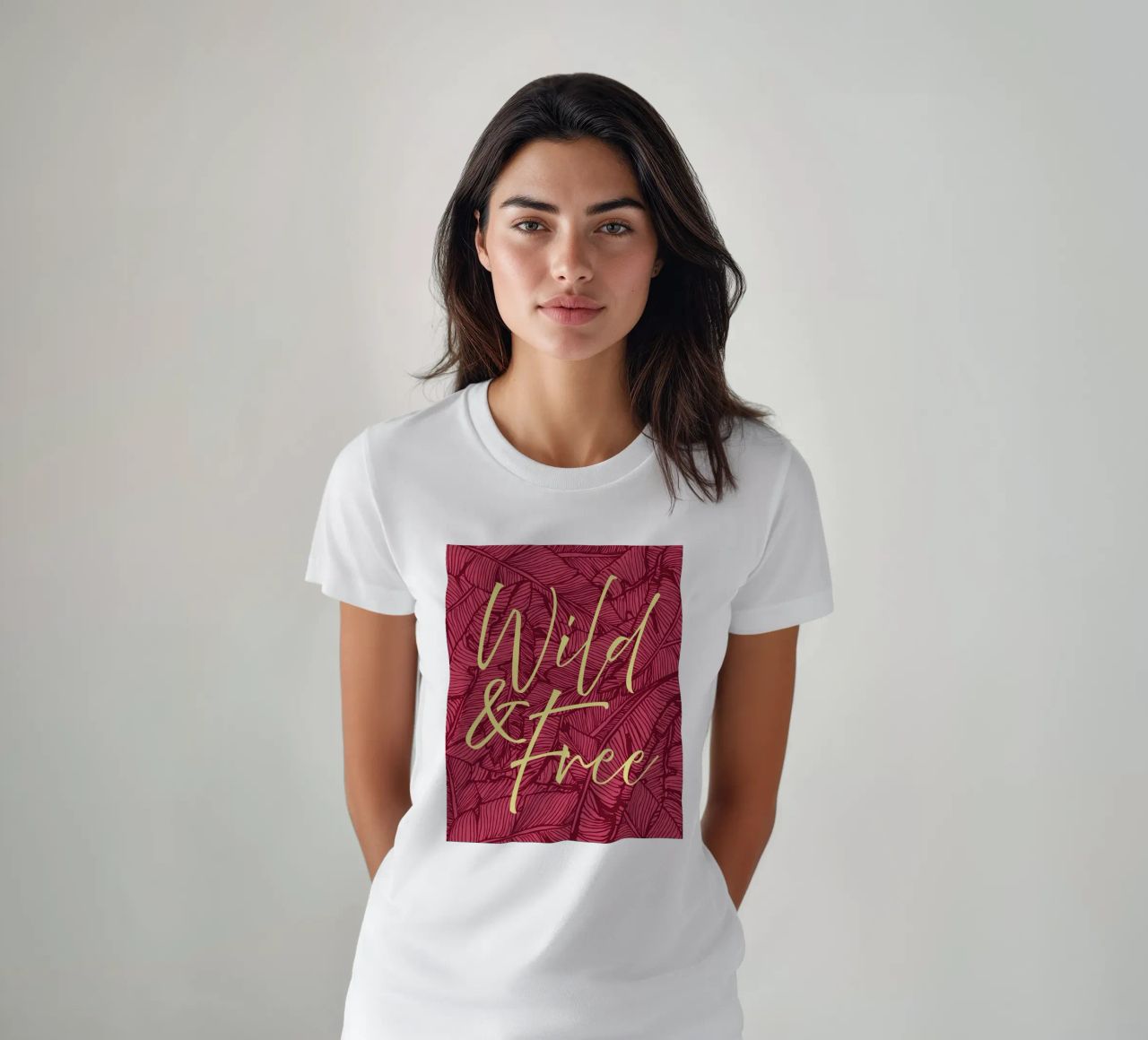 Wild & Free Bold Version t-shirt da designdn