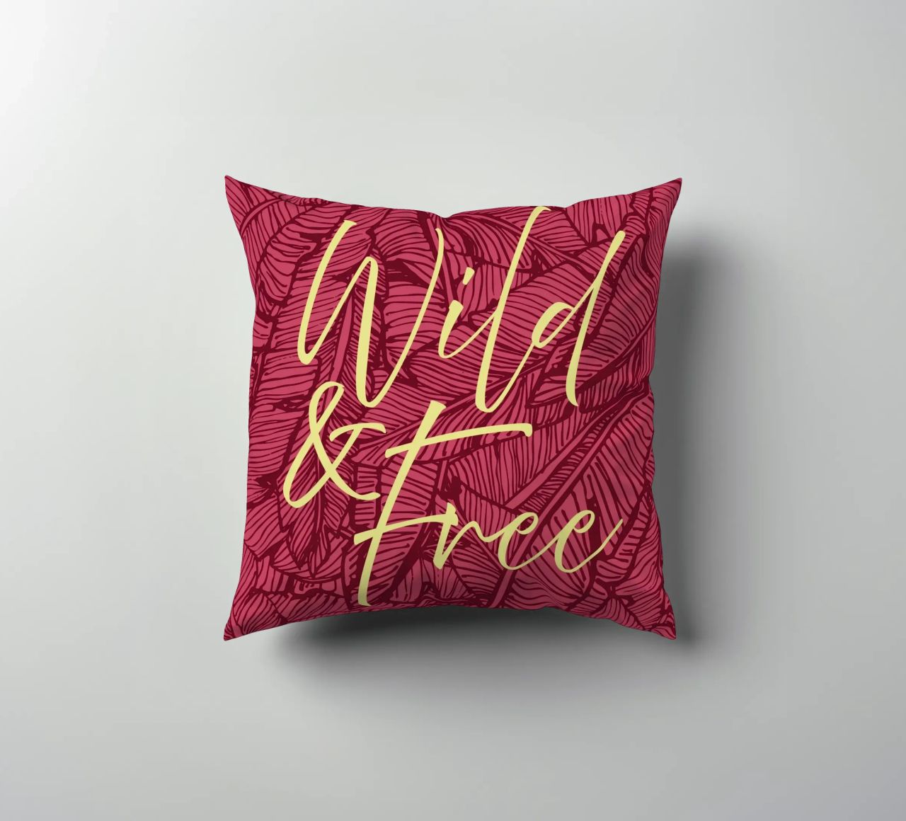 Wild & Free Bold Version cuscino da designdn