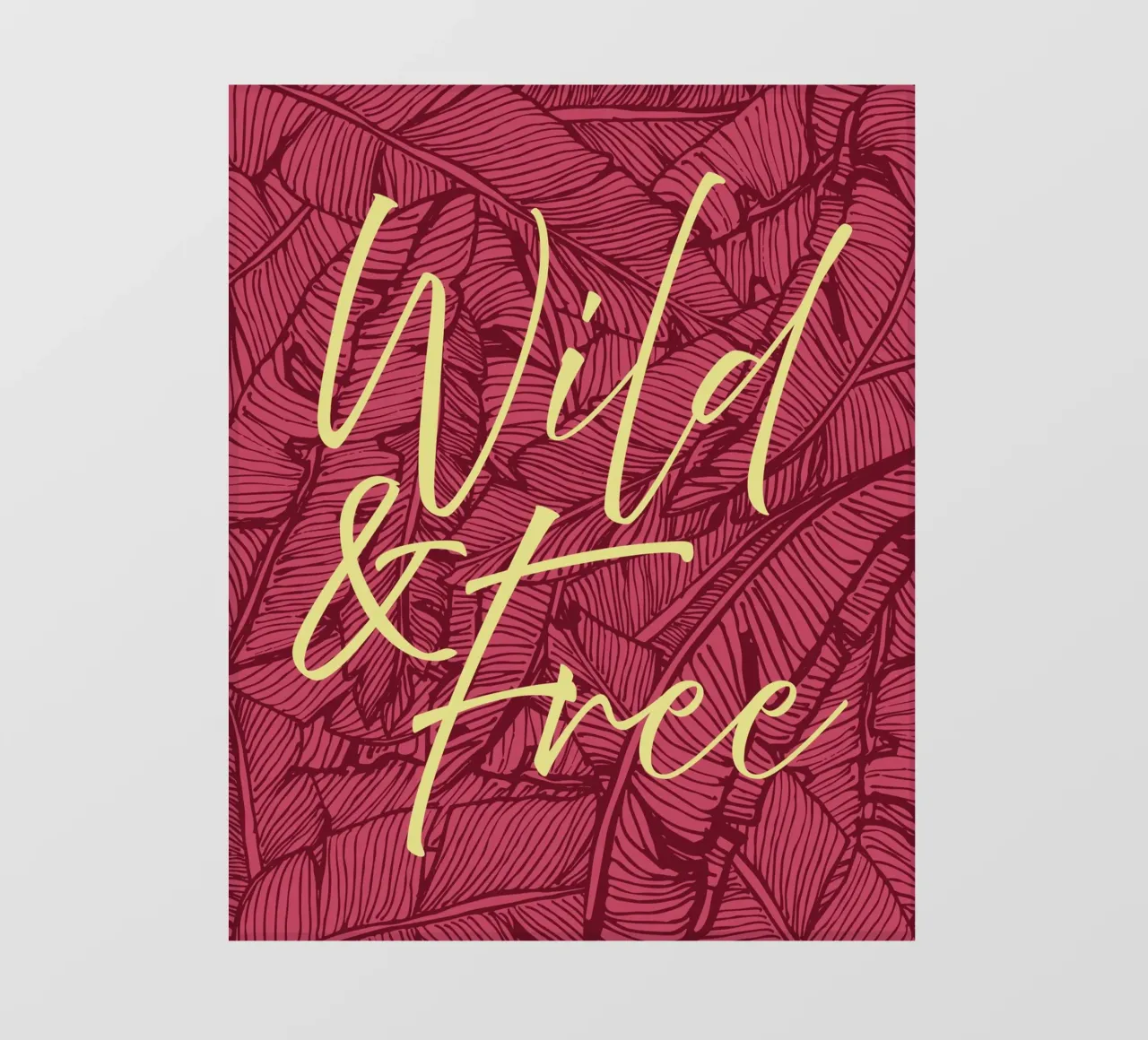 Wild & Free Bold Version pellicola backlit da designdn