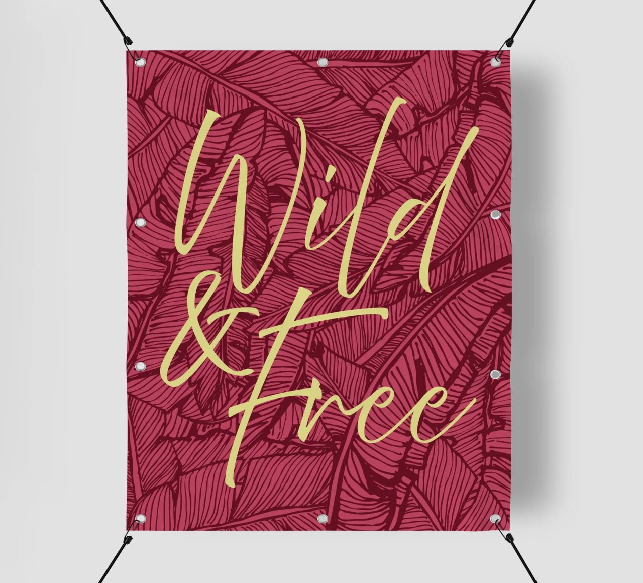 Wild & Free Bold Version telo in pvc da designdn