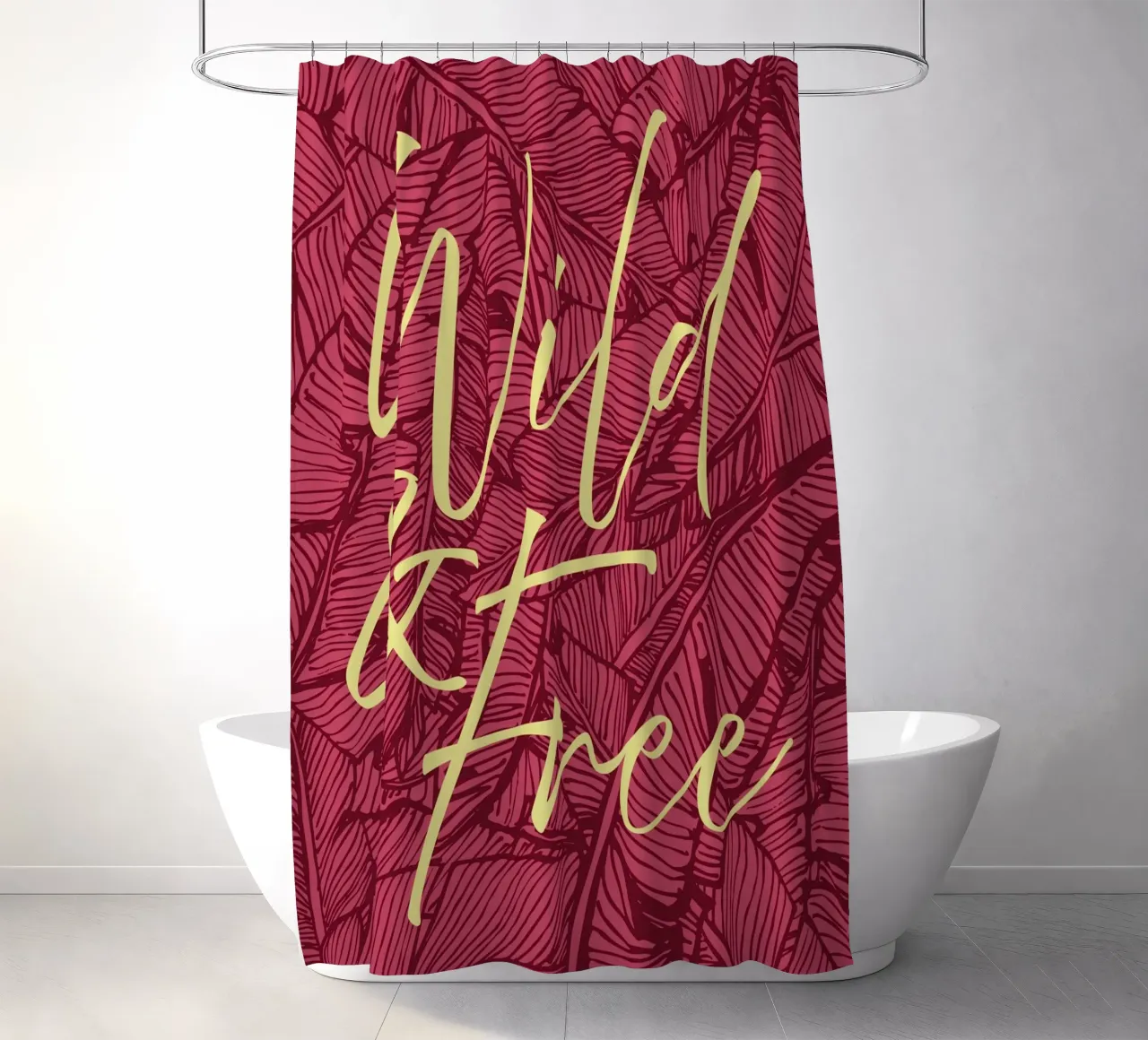 Wild & Free Bold Version tenda da doccia da designdn