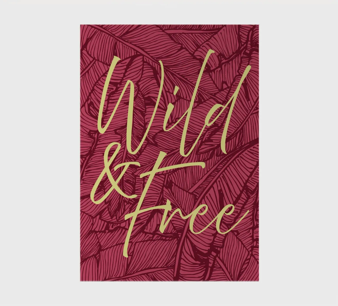 Wild & Free Bold Version notebook by designdn