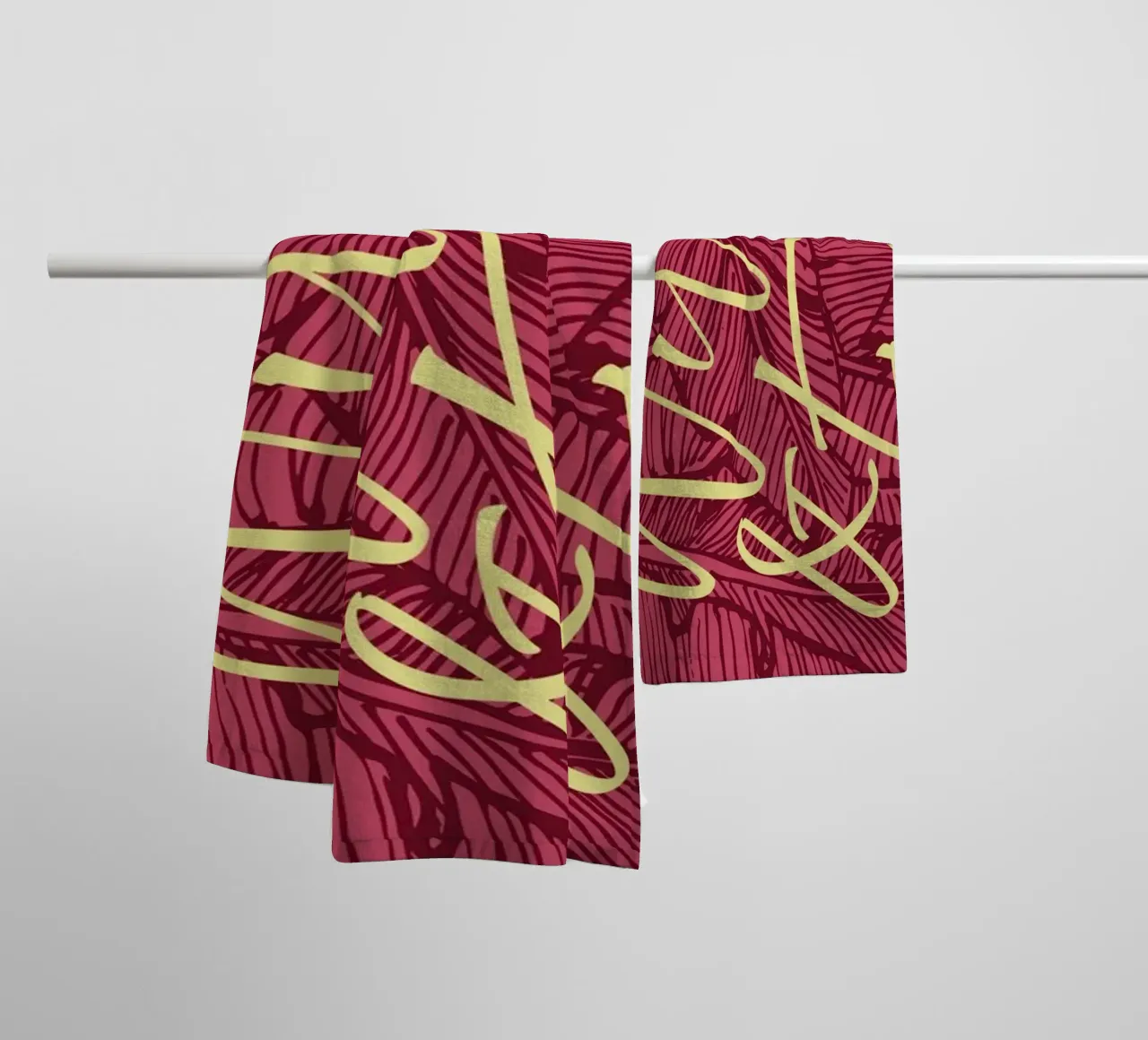 Wild & Free Bold Version towel by designdn