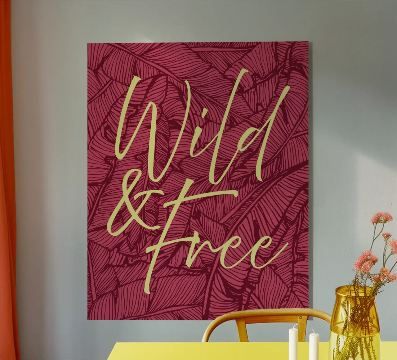 Wild & Free Bold Version plexiglass da designdn