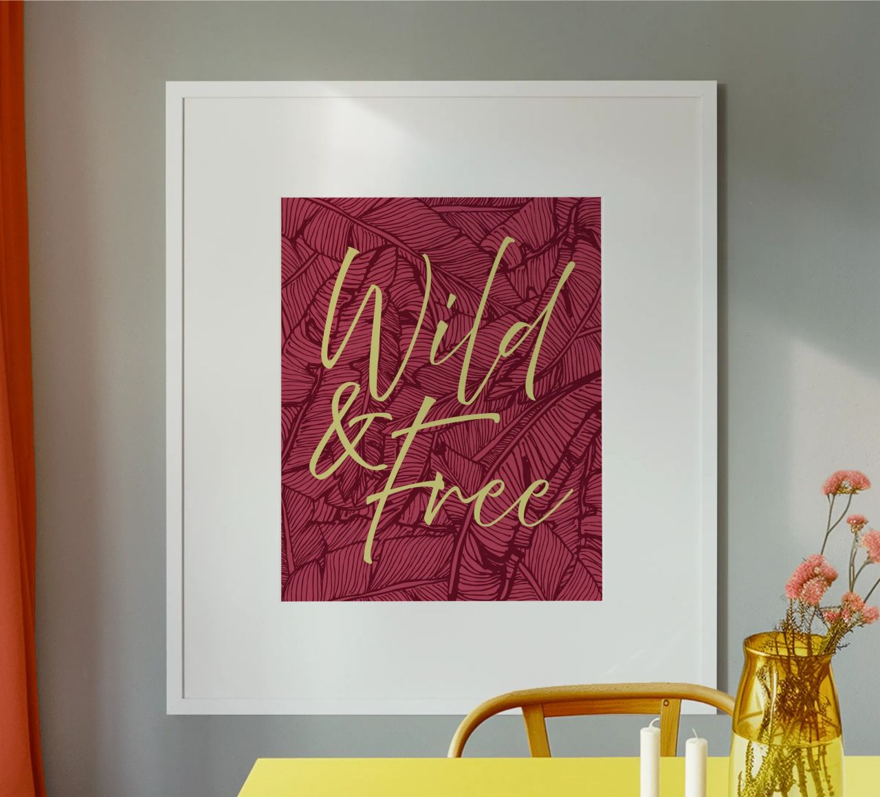 Wild & Free Bold Version carta hahnemühle da designdn