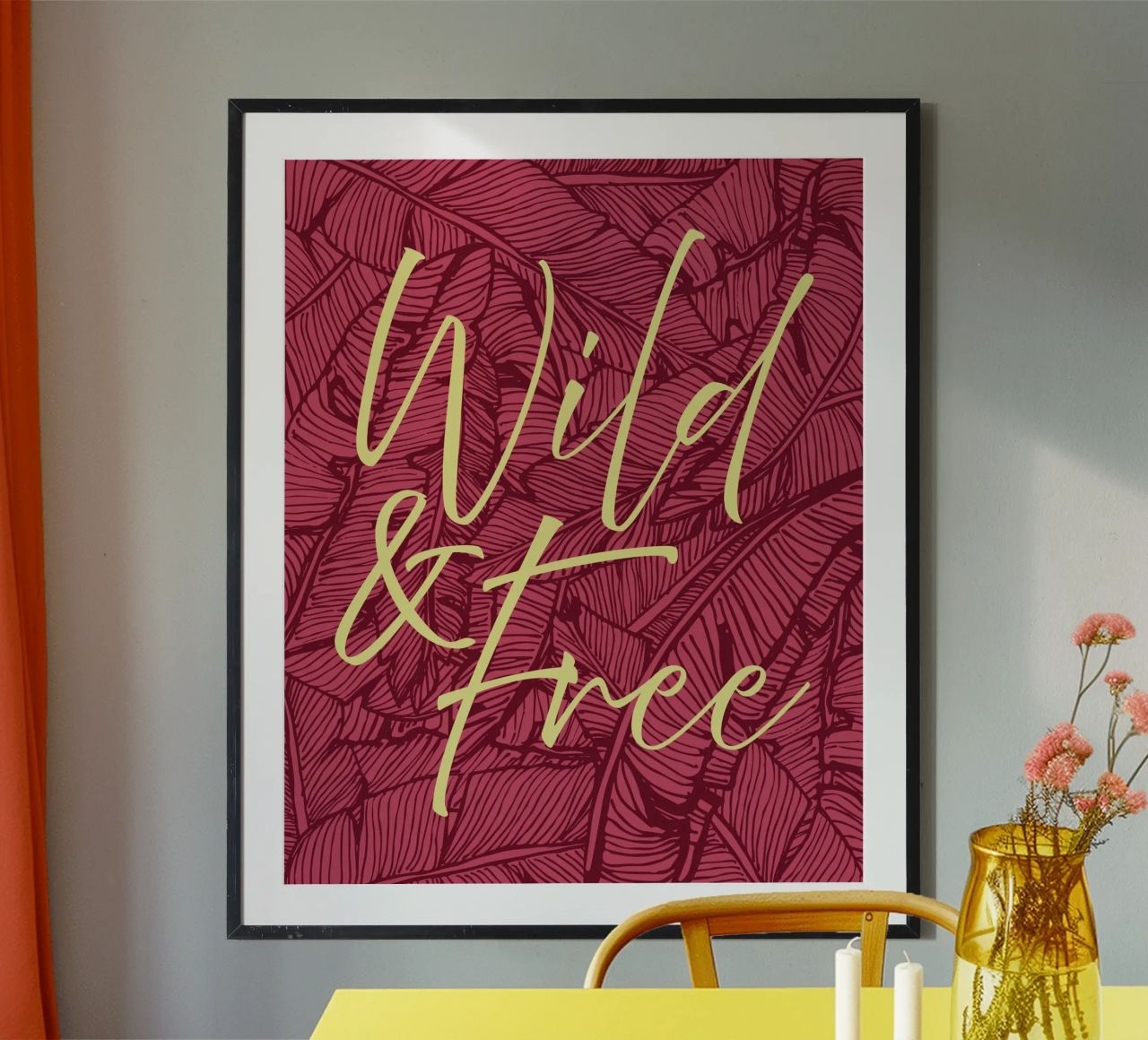 Wild & Free Bold Version carta hahnemühle da designdn