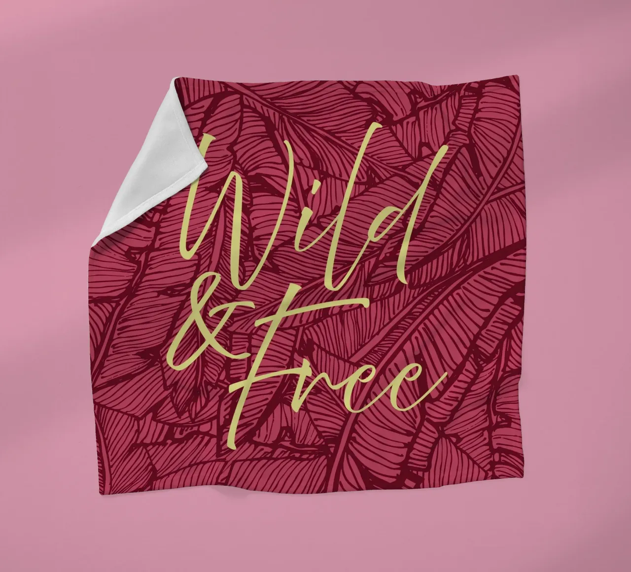 Wild & Free Bold Version coperta in pile da designdn