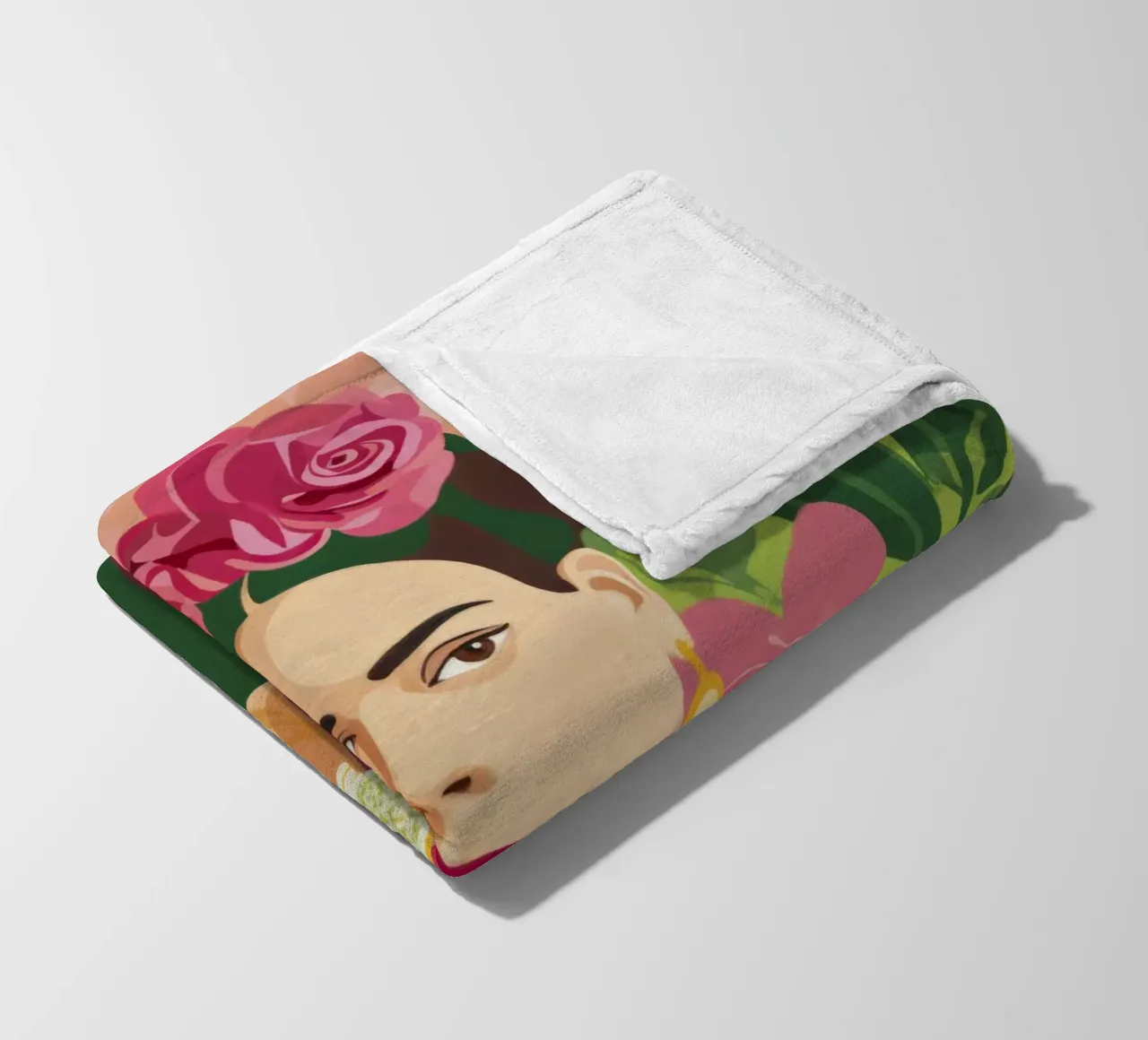 Ragazza messicana pastello con tè, atmosfera moderna del Midcentury coperta in pile da Modern Muse