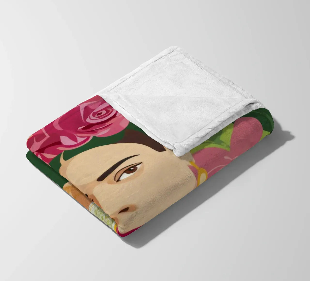Ragazza messicana pastello con tè, atmosfera moderna del Midcentury coperta in pile da Modern Muse