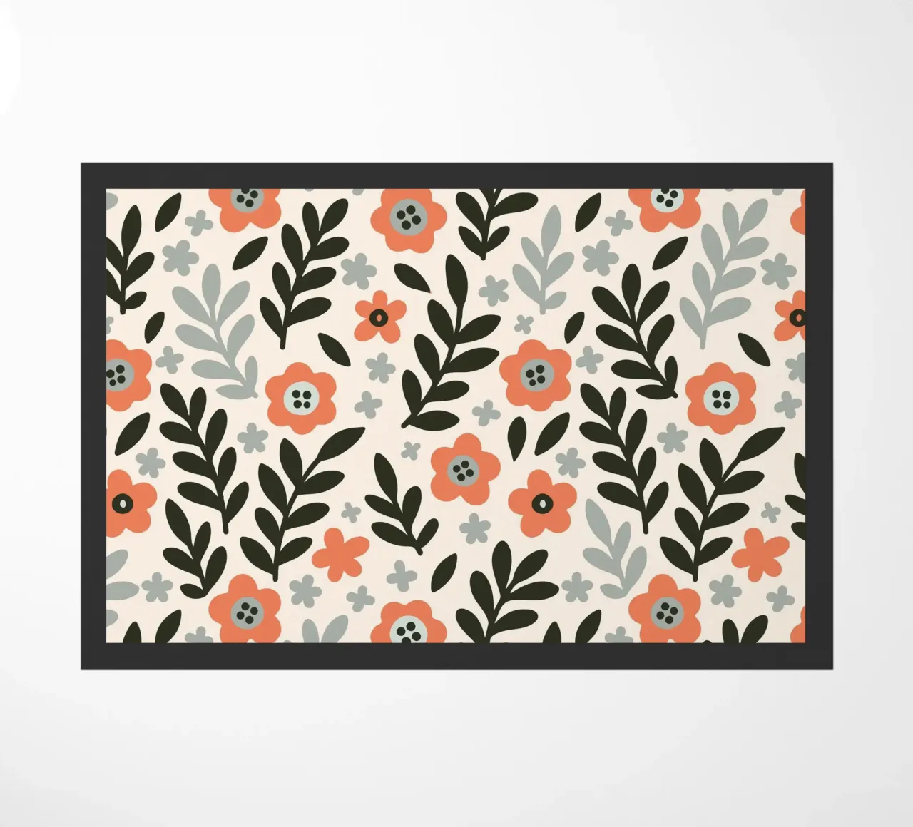 Collage di primavera a tema fiori zerbino da cafelab