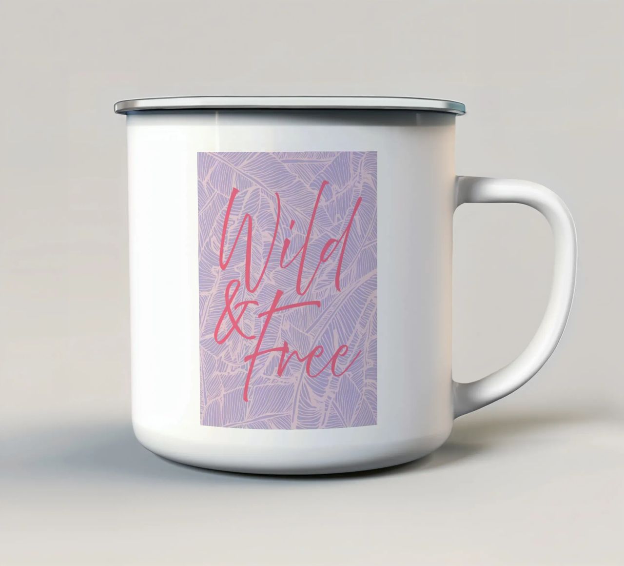 Wild & Free Pastel Version tazza in smalto da designdn